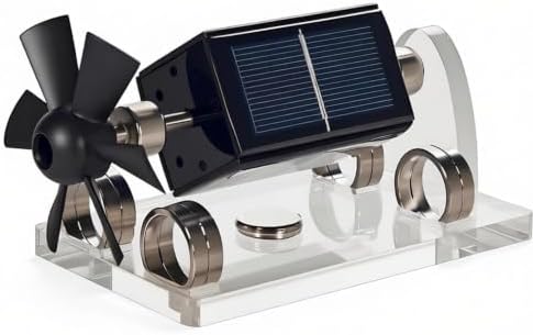 Sunnytech Solar Magnetic Levitation Model Levitating Mendocino Motor Educational Model ST41 by Sunnytech
