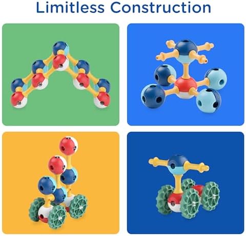 Magnetic Building Set for Kids, STEM Educational Toys for 3+ Year Old Boys and Girls, Space Planet Blocks - Image 3
