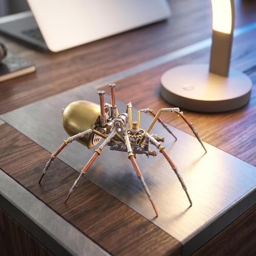 3D Metal Puzzles for Adults Teens-150+Pcs-Mechanical Spider Bee Insect Models-3 Hours to Build-Ideal for Birthday Gifts and Decorations (Mechanical Spider E) - Image 4
