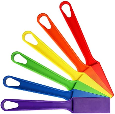 Pack of 6 Rainbow Magnetic Wand Set for Kids with Magnet Bar, Use for, Science Experiments, Bingo, Fridge, and Magnetic Concepts, Homeschool Supplies ，Age 6+ by HOME