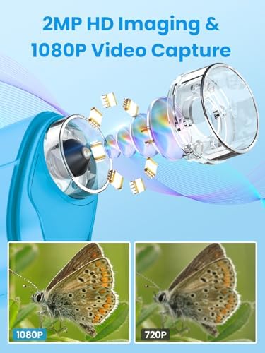 1000X Handheld Digital Microscope for Kids, 2.4" IPS Screen STEM Toys - Image 2