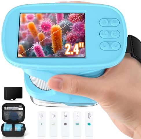 1000X Handheld Digital Microscope for Kids: Microscope with 2.4" IPS Screen by USCAMEL