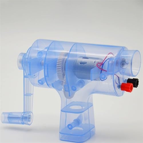 Hand-Operated Generator, Scientific Physics and Electrical Experimental Equipment Hand Generator Miniature Wind Hydraulic Generator DIY Electric Generator DIY Kits DIY Generator Model - Image 2