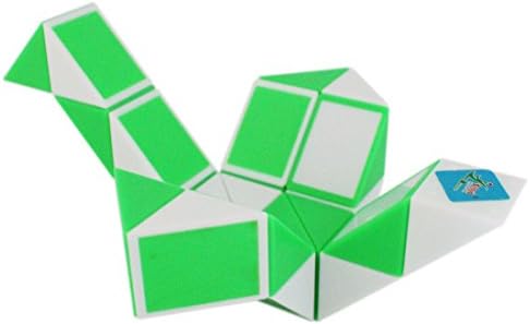 Mipartebo Magic Snake Cube Twist Puzzle 24 Wedges Large Size Green - Image 4