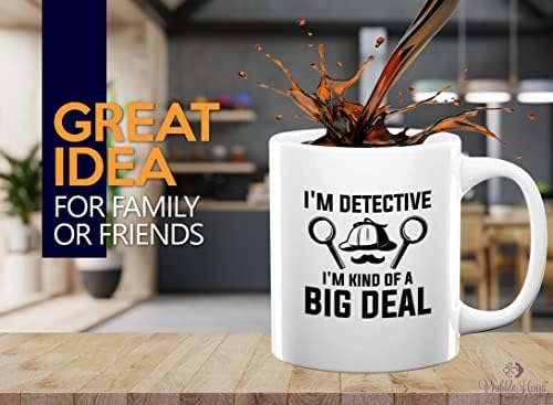 Detective Coffee Mug 11oz White - I'm Detective - Private inverstigator Public investigator enigmatic person police training gift - Image 2