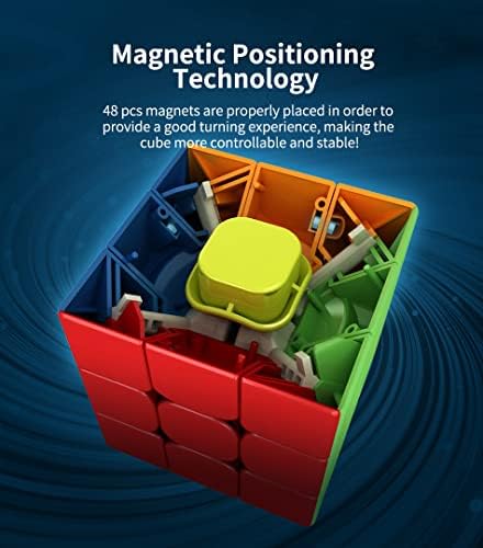 MoYu Weilong GTS2M Built-in Magnet 3x3x3 Competition Cube, Super Smooth, 3.47 Seconds WCA World Record Creation, World Class Cube, Black - Image 4