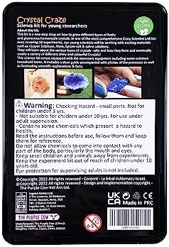 The Purple Cow- The Crazy Scientist Crystal Craze Experiment Stem Education Science Kit for Kids Boys & Girls Aged 10+ - Image 2