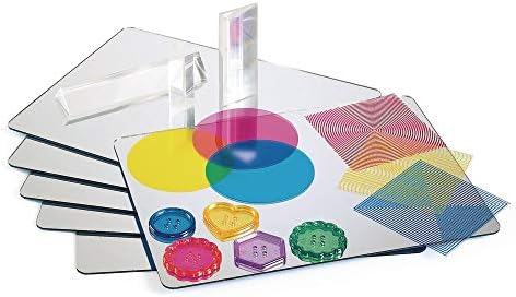 Excellerations Acrylic Mirror Trays - Set of 6 by Excellerations