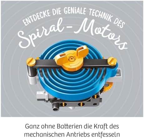 Kosmos ‎620783 Mechanical Power, Entdecke spielerisch Mechanik, Bausatz mit Spiral-Motor für Rennauto, Roboter und Timer, Experimentierkasten für Kinder ab 8-12 Jahre Bunt - Image 3