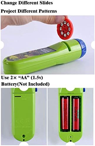 Georgie Porgy Children Projector Toys Educational Science Set Wall Ceiling Tent Torch Flashlight for Kids Gifts for Boys Girls (Unicorn + Mermaid) - Image 6