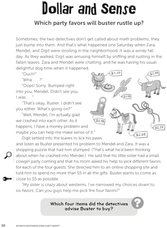 Scholastic 30 More Math Mysteries Kids Can't Resist!, Grades 3-5 - Image 6