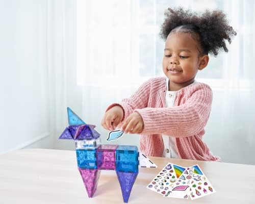 Tytan Tiles Ultimate Unicorn Magnetic Tiles Building Set, Adorable Kids’ STEM Toy, Creative Play, Shape & Pattern Recognition, Fine Motor Skills, Includes Storage Bag, Ages 3 and Up - Image 6