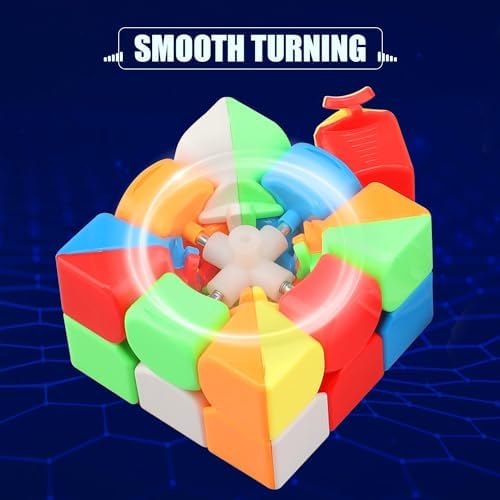 STEAM Life Speed Cube Set 3 Pack - Magic Cube Set with 3x3 & 2x2 Speed Cubes, Pyramid Cube - Smoothly Collection for Kids, Teens & Adults - Image 4
