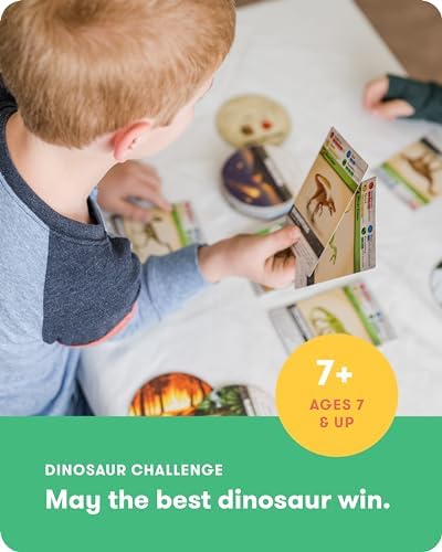 SimplyFun Dinosaur Challenge - Learn About Dinosaurs and Situational Analysis - Engaging and Educational Kids Card Game - 2 to 4 Players - Ages 7 & Up - Image 2