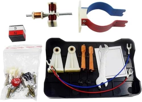 Small Motor Model DC Disassembly Assembly Physics Teaching Experimental Instrument Electric Motor Kit DIY Motors Model Simple Assemble Kit for School Labs Physics - Image 5