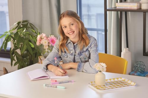 Make It Real DIY Floaty Pens Kit - Create 3 Sparkly, Customizable Pens with Glitter & Charms - Fun Craft for Tweens, Girls & Kids Ages 8+ -Mess-Free Creative Activity Great Gift for Artistic Kids - Image 6