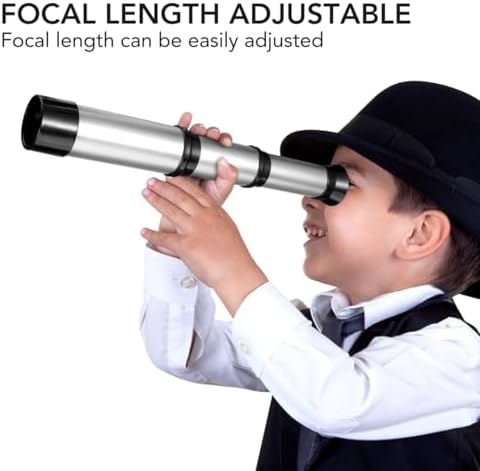 Plastic Pirate Telescope Toy：Portable Adjustable Mini Retro Telescope Zoomable 25x30 Pocket Monocular, Party Supply Accessory Decor - Mini Pirate Spyglass for Birthday Cosplay Party Supplies Costume - Image 3