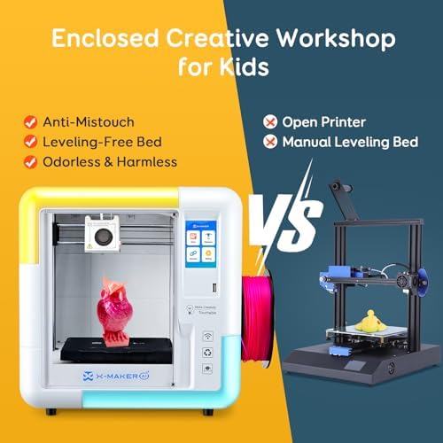 AOSEED AI 3D Printer for Kids, Fast 400mm/s, 1500+ Models, Enclosed Safe - Image 3