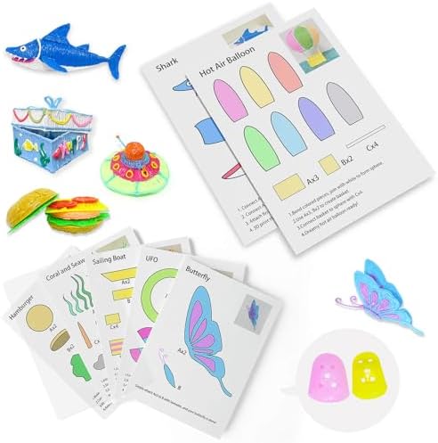 Dayker 3D Printing Pen Drawing Book, 40 Patterns Painting Graffiti Template by Unknown