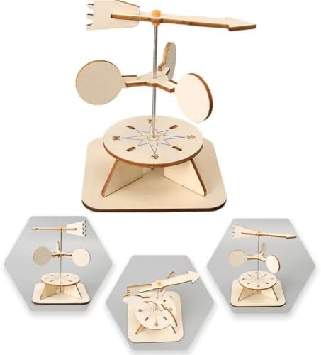 Wind Vane Model Science Experiment Kit, Weather Physics Learning Material - Image 2