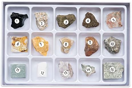 Toysmith Science Rock Kit, 15 Specimens, STEM Geology Toy for Age 5+ - Image 2