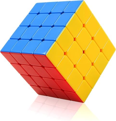 CFMOUR 4x4 Speed Cube, Stickerless Magic Cubes Bundle, Puzzle Toys by EnjoyaGreenLife