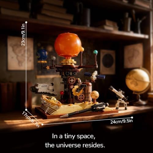 Spinning Solar System Space Building Kit with Rotating Planet Model - Image 4