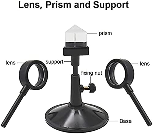 Optical Experiment Kit, Physics Science Lab Optical Experiment Learning Starter Kit, Optics Light Physical Tools for Kids Junior Senior High School Students - Image 2