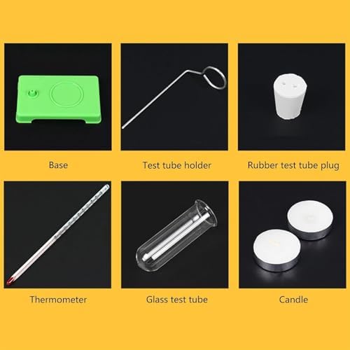 Thermal Experiment Kit Observes and Uses A Thermometer to Explore The Speed of Water Evaporation Physics and Heat Experiment Equipment Box Test Tube Temperature Physics - Image 2