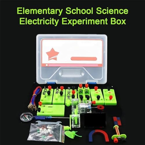 Series & Parallel Circuit Experiment Box, Basic Electrical Science Lab Kit with Bulb Holders, Complete Electricity and Magnetism Physics Teaching Experimental Apparatus - Image 4