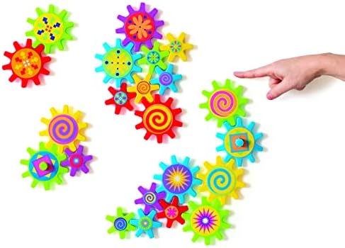 Fun Express Magnetic Gear Building Toys 22 Pieces for Kids Ages 4-8 - Image 2