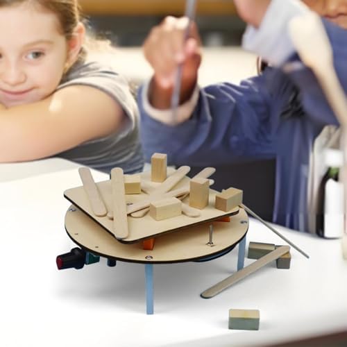 DIY Earthquake Simulation Platform, Wooden STEM Building Model Kit for Kids Ages 8-12 Science Projects - Image 4
