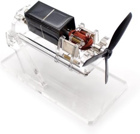 Magnetic Levitation Solar Motor Double Layer Fan Mendocino Dual Axis Design DIY Creative Gifts 300-1500RPM by Jieotwice