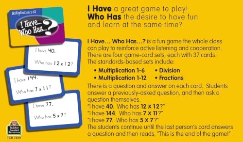 Teacher Created Resources I Have... Who Has...? Math Games Grades 3-4 (7819) - Image 4