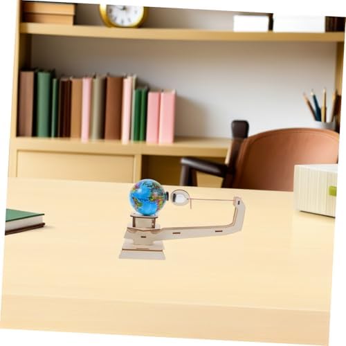 2 Sets Gravity Physics Experiment Kit Wooden Earth Moon Models - Image 7
