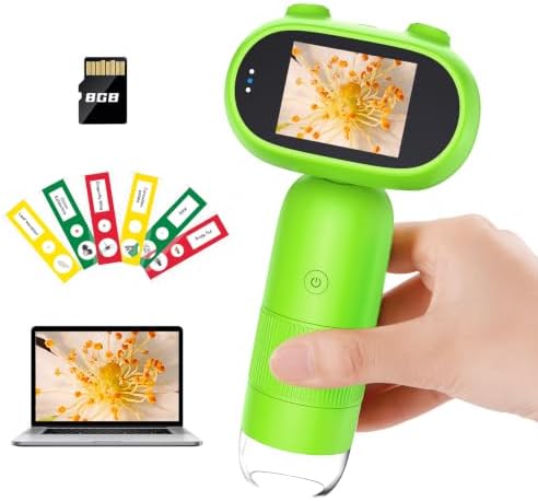 Hayve Handheld Digital Microscope for Kids 1000X CM4 Pocket Microscope by Exploretheworldofmicroscop