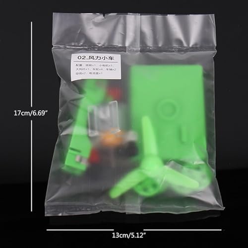 Electric Small Fan Converts Battery Power Into Wind Energy Wind Powered Car Wind Energy Driven Fun Car DIY Technology Small Production Educational Science - Image 5