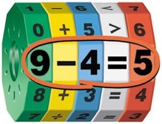 Geospace Original Math Spin Educational Travel Edition for Kids with Numbers & Arithmetic Operations- Handheld Magnetic Learning Game with 8 Magnetic Spin Wheels & Handmade Storage Pouch - Image 6
