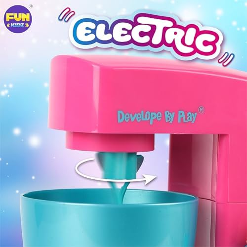 Electric Slime Mixer Machine Kit for Kids, FunKidz Twist Mixing Glue and Activator to Making Slime Automatic Craft Toy for Girls Ages 8-12 Boys Gifts - Image 3