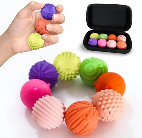 8PC Silicone Magnetic Balls Fidget Toys Stress Balls for Adults,Teens,Women by BnoiiokQualityHome