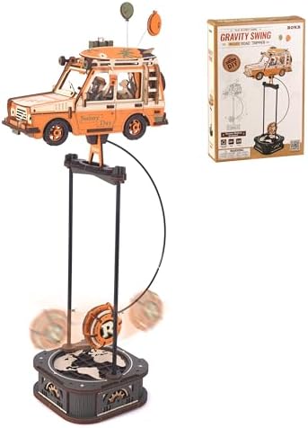 ROKR 3D Wooden Puzzles for Adults, 228 PCS DIY Craft Kit Balance Toy Road Tripper, Creative Christmas/Birthday Gifts for Teens & Adults by ROKR-InterestingSmartPuzzleToys