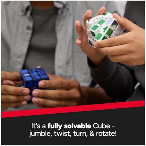 Rubik’s Cube, Batman & Joker Cubers, Amazon Exclusive 2-Pack, DC Comics Collectible Fidget Toy & Desk Decor, Challenging Brain Teaser for Fans of Batman Toys, for Ages 8 & Up - Image 4