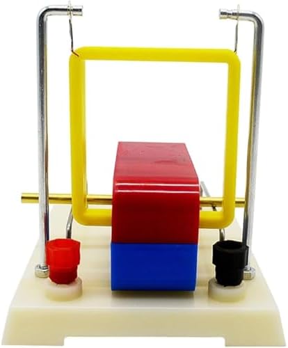 Left-Hand Rule & Ampere Force Demonstration Instrument, Copper Guide Rail with Square Coil, Magnetic Field & Current Interaction Electromagnetic Experiment Equipment - Image 4