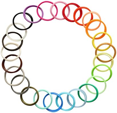 25 Colors 3D Pen PLA Filament Refill, Each Color 10feet, Total 250 Feet DO3D 3D Pen / 3D Printer PLA Refills Sample Pack, Compatible with MYNT3D / SCRIB3D Printing Pen - Image 2