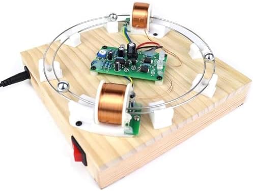 DIY Electromagnetic Accelerator Cyclotron Electrical Magnetic Induction Circular Motion of Iron Ball Coil Magnetism Physics Experiment Scientific Equipment,Brushless Motor Cyclotron Model by Unknown