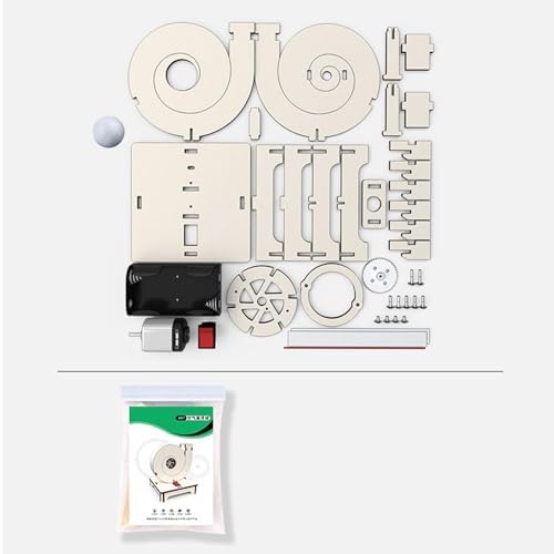 kowaku Air Suspension Ball Experiment Kit Wooden Building Kit Educational Project Technology Craft Supplies Unique Electric Blower - Image 2