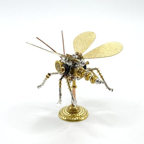 Steampunk Mechanical Insect Butterfly 3D Metal Puzzle Model Kits for Adults 150+ Parts Stunning Desk Decor Christmas & Birthday Gift for Men Adults Hobbyists (Butterfly-HD5) - Image 7
