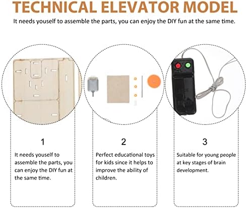 Wooden Elevator Kids Stem Projects for Kids Ages 8-12 Science Kits, DIY Model Building Kits for Age 12-14, Elevator Toy for 5-8 (Pack of 2) - Image 6