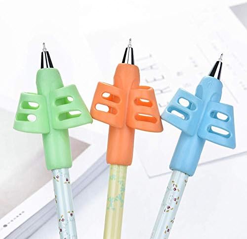 JuneLsy Pencil Grips Pencils Grips for Kids Handwriting Posture Correction Training Writing AIDS for Kids Toddler Preschoolers Students Children Special Needs (18PCS) - Image 7