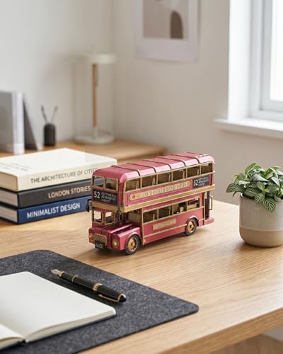 Piececool 3D Metal Puzzles Double-Decker Bus Metal Model Kits for Adults Collectible Interactive DIY Building Model,Desk Decor, Engineering Gifts for Men Teens 16+ - Image 6